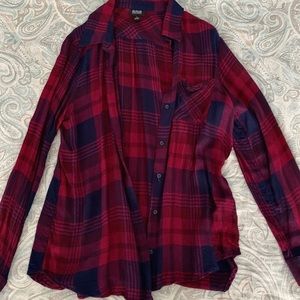Ana Red/Blue Flannel
